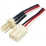 EXERTIS CONNECT 3-pin ventilator-stroomverlengkabel, 0,45 m, zwart 146871