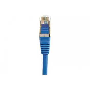 Exertis Connect 842104 Cat.6 F/UTP patchkabel, 1 m, Blauw, Slim Bend Protection