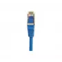Exertis Connect 842104 Cat.6 F/UTP patchkabel, 1 m, Blauw, Slim Bend Protection