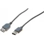 EXERTIS CONNECT USB 2.0-verlengkabel, USB-A stekker naar USB-A bus, 2,0 m, zwart 532508