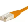 EXERTIS CONNECT Cat6 F/UTP patchkabel, oranje, 3,0 m, Slim Snagless Boot 234130