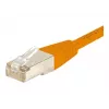 EXERTIS CONNECT Cat6 F/UTP patchkabel, oranje, 3,0 m, Slim Snagless Boot 234130