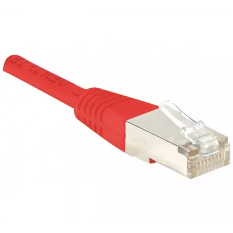 EXERTIS CONNECT Cat.5e F/UTP patchkabel, RJ45, rood, 0,5 m 847163