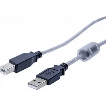 EXERTIS CONNECT USB 2.0-kabel, USB-A stekker naar USB-B stekker, 2,0 m, zwart 532535