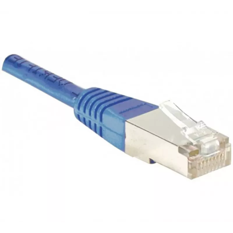 EXERTIS CONNECT Cat.6 F/UTP patchkabel, RJ45, blauw, 5 m 842504
