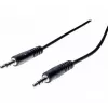 EXERTIS CONNECT 5m 3,5mm stereo-audiokabel stekker naar stekker, zwart 108567