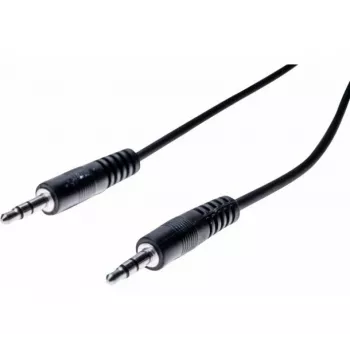 EXERTIS CONNECT 5m 3,5mm stereo-audiokabel stekker naar stekker, zwart 108567
