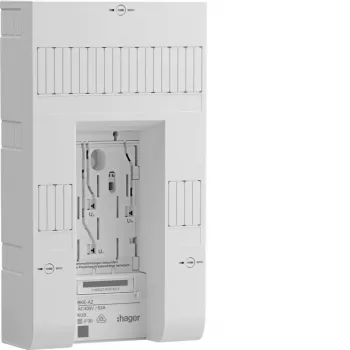 HAGER KU83CHE driefasen-meterkast BKE-AZ met RfZ 10+2+2 PLE, inbouw, wit