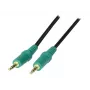 TECLINE audiokabel, 3,5 mm stereo-jack stekker naar stekker, 5,0 m, zwart 108897