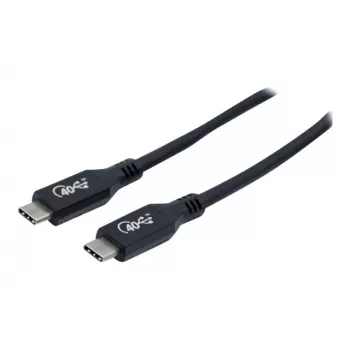 Exertis Connect USB4 USB-C naar USB-C kabel 80cm 8K 100W zwart 532600