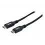 Exertis Connect USB4 USB-C naar USB-C kabel 80cm 8K 100W zwart 532600