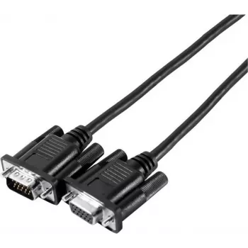 EXERTIS CONNECT SVGA-monitorkabel Eco, 15-polige HD D-Sub stekker naar bus, 3,0 m, zwart - budget-monitorkabel voor standaardtoepassingen (117810)