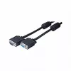 EXERTIS CONNECT SVGA-monitorkabel, 15-polige HD D-Sub stekker naar bus, 2,0 m, zwart 119800