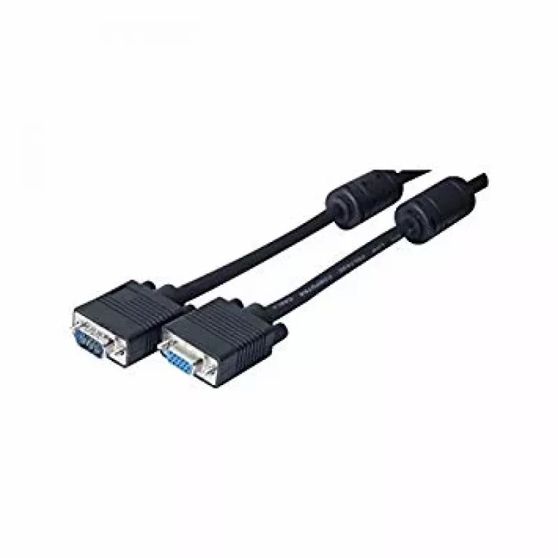 EXERTIS CONNECT SVGA-monitorkabel, 15-polige HD D-Sub stekker naar bus, 2,0 m, zwart 119800