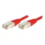 EXERTIS CONNECT Cat.6 F/UTP patchkabel, rood, 7,0 m, Slim Snagless 243570