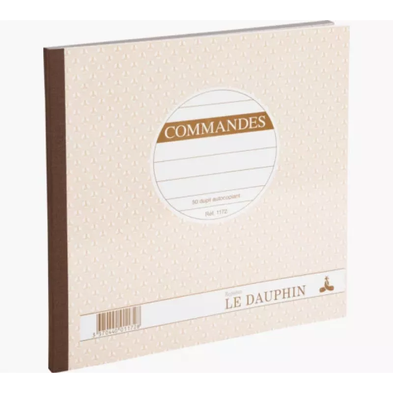 Le Dauphin Manifold Commandes orderformulierblok, 210 x 210 mm, 2-delig zelfdoorschrijvend, 50 sets, wit/geel (1172D)