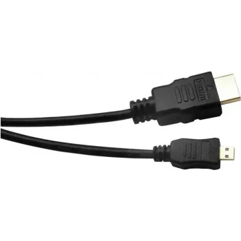 EXERTIS CONNECT Micro-HDMI-kabel, High Speed met Ethernet, verguld, HDMI type A naar Micro HDMI type D, 2,0 m 128495