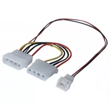EXERTIS CONNECT Molex naar 3-pin ventilator-voedingsadapterkabel 15cm (EXC146851)