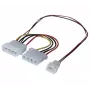 EXERTIS CONNECT Molex naar 3-pin ventilator-voedingsadapterkabel 15cm (EXC146851)