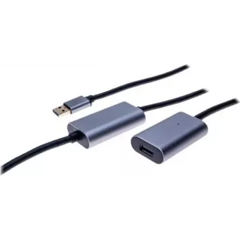 EXERTIS CONNECT actieve USB 3.0-verlengkabel 10m, USB-A stekker naar USB-A bus, 5Gbps, zwart 149264