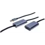 EXERTIS CONNECT actieve USB 3.0-verlengkabel 10m, USB-A stekker naar USB-A bus, 5Gbps, zwart 149264