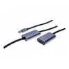 EXERTIS CONNECT actieve USB 3.0-verlengkabel 10m, USB-A stekker naar USB-A bus, 5Gbps, zwart 149264