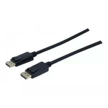 EXERTIS CONNECT DisplayPort 1.2-kabel 4K 3m zwart 127032