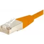 EXERTIS CONNECT CAT.6 F/UTP-patchkabel, oranje, 0,5 m, slim snagless 234100