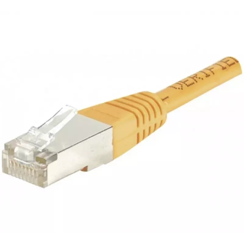 EXERTIS CONNECT CAT.6 F/UTP-patchkabel, oranje, 0,5 m, slim snagless 234100