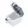 Exertis Connect opbouw buitenbehuizing IP66, 1-voudig, lichtgrijs RAL 7035 (273049)
