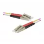 EXERTIS CONNECT 10m LC/UPC naar LC/UPC OM4 multimode duplex glasvezel-patchkabel, LSZH, erika violet 392786