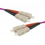 Exertis Connect OM4 glasvezel-patchkabel, SC Duplex naar SC Duplex, UPC, 20 m, 50/125 µm, HD, 2 mm 392818