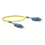 Exertis Connect LC/UPC naar LC/UPC single-mode OS2 Duplex glasvezel-patchkabel, 5m, LSZH, Uniboot, geel 392934
