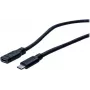 EXERTIS CONNECT USB 3.1 Gen 1 USB-C-verlengkabel, 1 m, 5 Gbps 150340