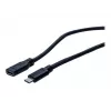 EXERTIS CONNECT USB 3.1 Gen 1 USB-C-verlengkabel, 1 m, 5 Gbps 150340