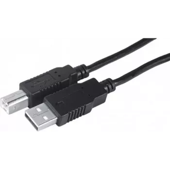 Exertis Connect USB 2.0-kabel A naar B stekker 3m zwart 532450