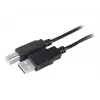 Exertis Connect USB 2.0-kabel A naar B stekker 3m zwart 532450