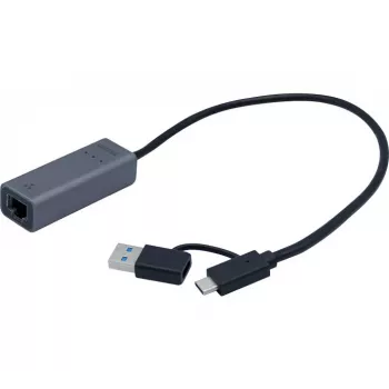 EXERTIS CONNECT USB 3.1 Gigabit Pro netwerkadapter met Type-C-converter (310761)