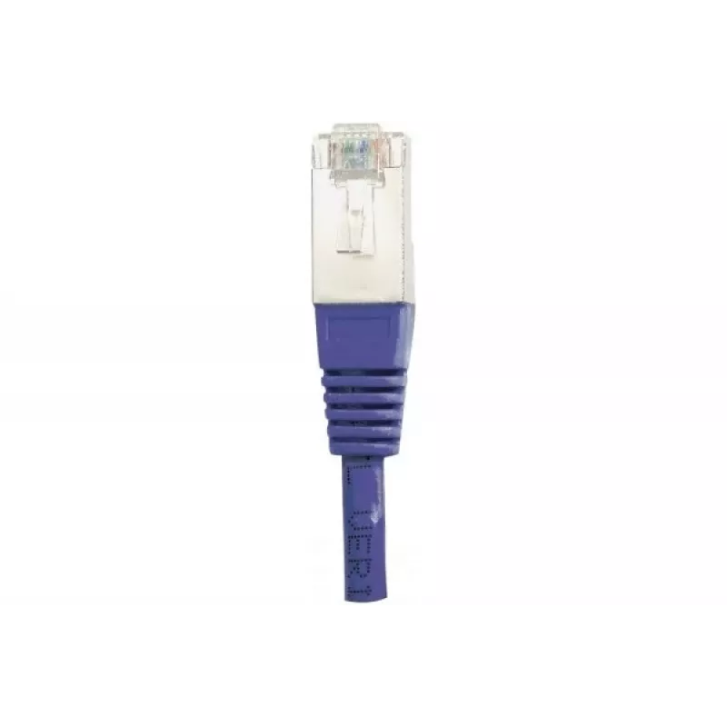 EXERTIS CONNECT Cat6 F/UTP patchkabel, violet, 1,0 m, slim snagless boot 234170