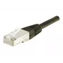 EXERTIS CONNECT Cat6 F/UTP patchkabel, 3 m, zwart, slim snagless boot 234250