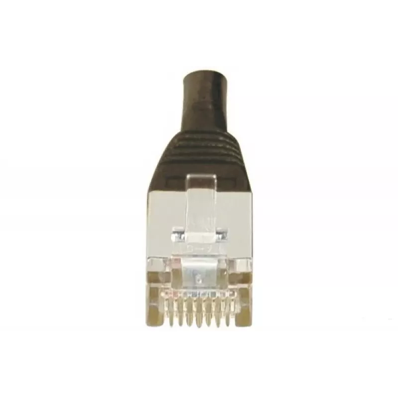EXERTIS CONNECT Cat6 F/UTP patchkabel, 3 m, zwart, slim snagless boot 234250