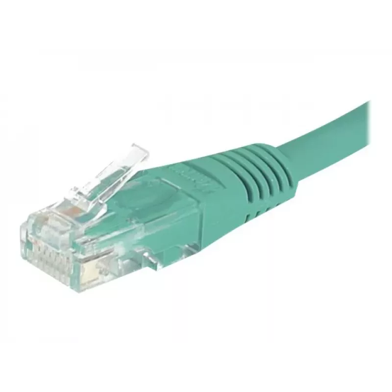EXERTIS CONNECT Cat6 U/UTP patchkabel, 5m, groen, RJ45, rastnasbescherming 244750