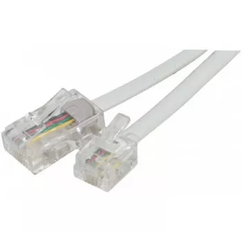 EXERTIS CONNECT telefoonkabel, wit, 3,0 m (911743)