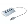 Exertis Connect 4-poorts USB 3.0 hub - desktop - zwart 021312