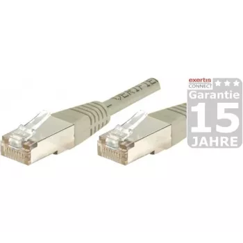 Exertis Connect 847100 Cat5e F/UTP netwerk-patchkabel, 1m, grijs