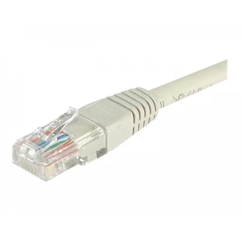 EXERTIS CONNECT Cat6 U/UTP patchkabel, 2 m, grijs, snagless RJ45 EXC848200