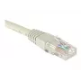 EXERTIS CONNECT Cat6 U/UTP patchkabel, 0,5 m, grijs, RJ45, snagless EXC848050