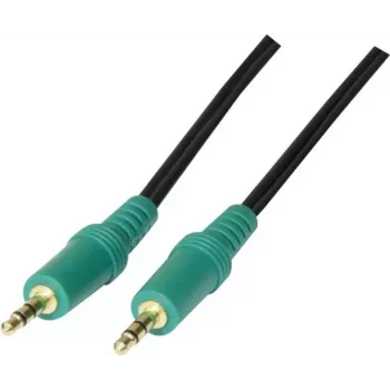 EXERTIS CONNECT 3,5 mm stereo-audiokabel, stekker naar stekker, 10 m, zwart 108898
