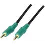EXERTIS CONNECT 3,5 mm stereo-audiokabel, stekker naar stekker, 10 m, zwart 108898