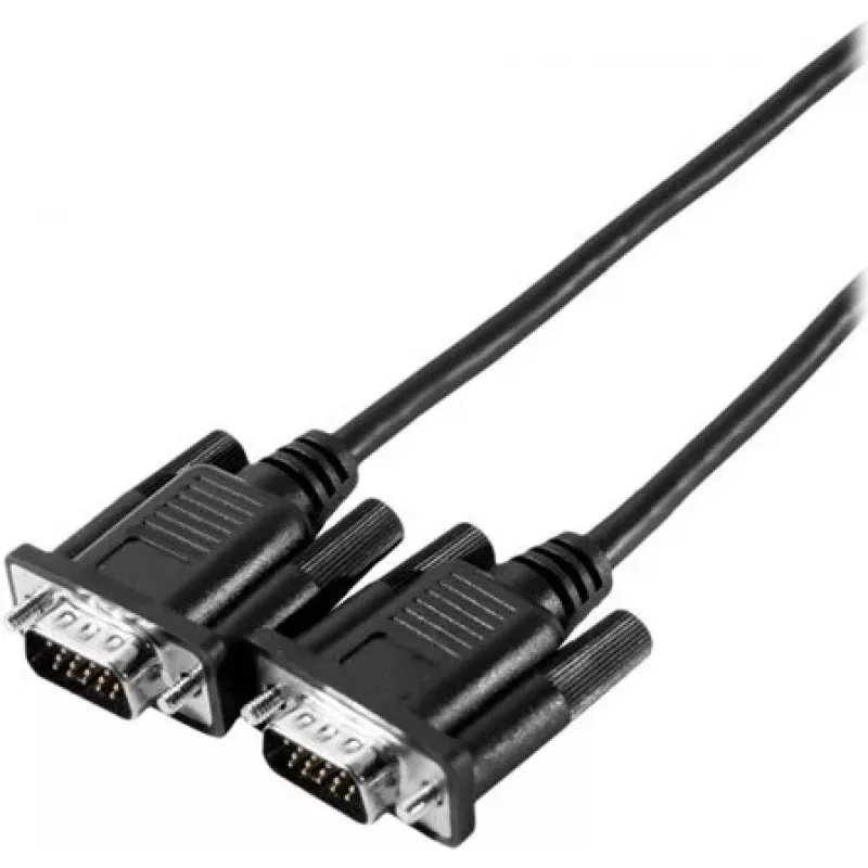 EXERTIS CONNECT SVGA-monitorkabel Eco, 15-polig HD D-Sub stekker-stekker, 2,0 m, zwart 117700